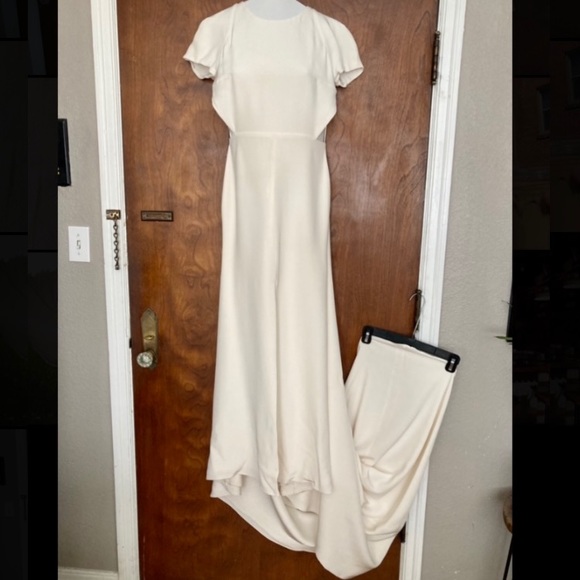 Sarah Seven Kir Gown Size 8 - Picture 2 of 14